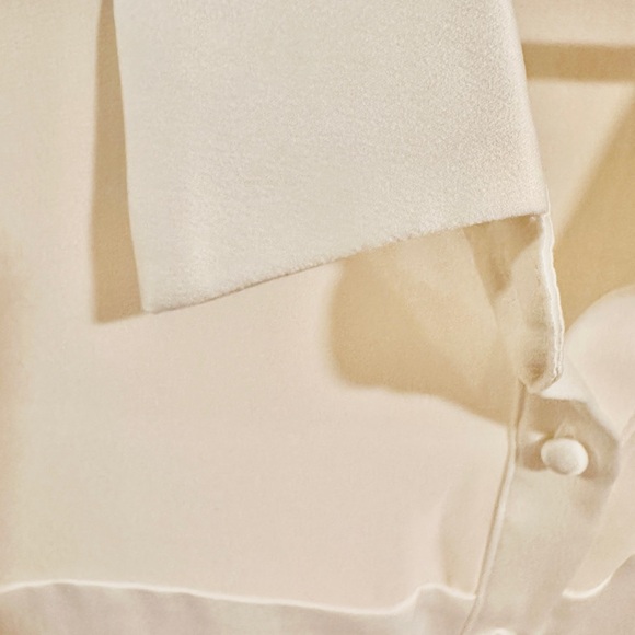 NWT Ivory Camila Coelho Designer Ida Blouse Top🤍SZ Medium💰Retail $158 BEAUTIFUL - Picture 6 of 11